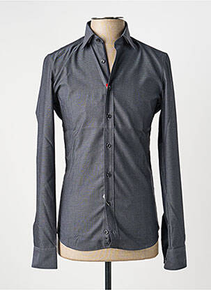 Chemise manches longues imprimé fantaisie gris MARVELIS homme