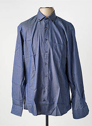 Chemise manches longues imprimé fantaisie bleu MARVELIS homme