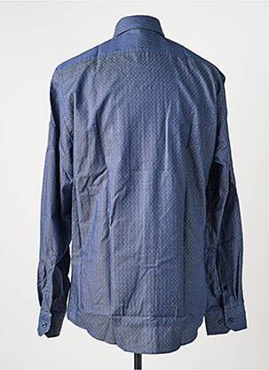 Chemise manches longues imprimé fantaisie bleu MARVELIS homme