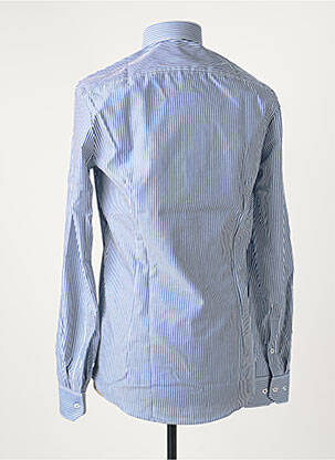 Chemise manches longues coupe cintrée bleu MARVELIS homme