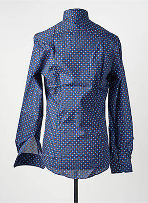 Chemise manches longues imprimé fantaisie bleu MARVELIS homme