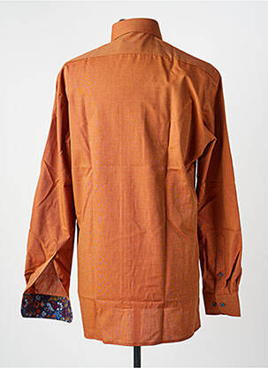 Chemise manches longues coupe droite marron MARVELIS homme