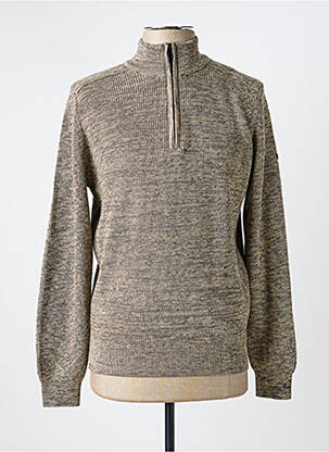 Pull manches longues manches longues beige REDMOND homme