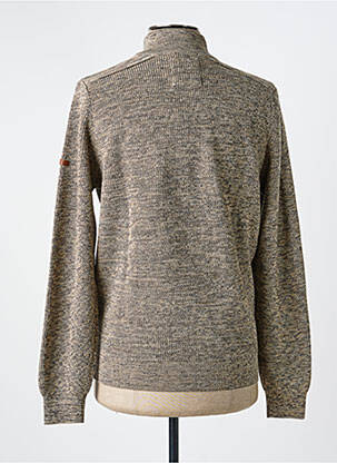Pull manches longues manches longues beige REDMOND homme