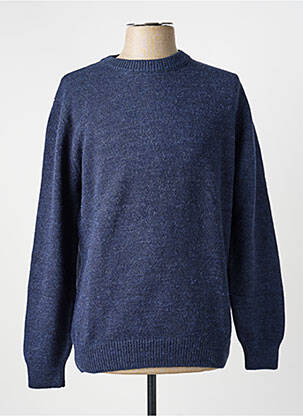 Pull col rond manches longues bleu STIL PARK homme