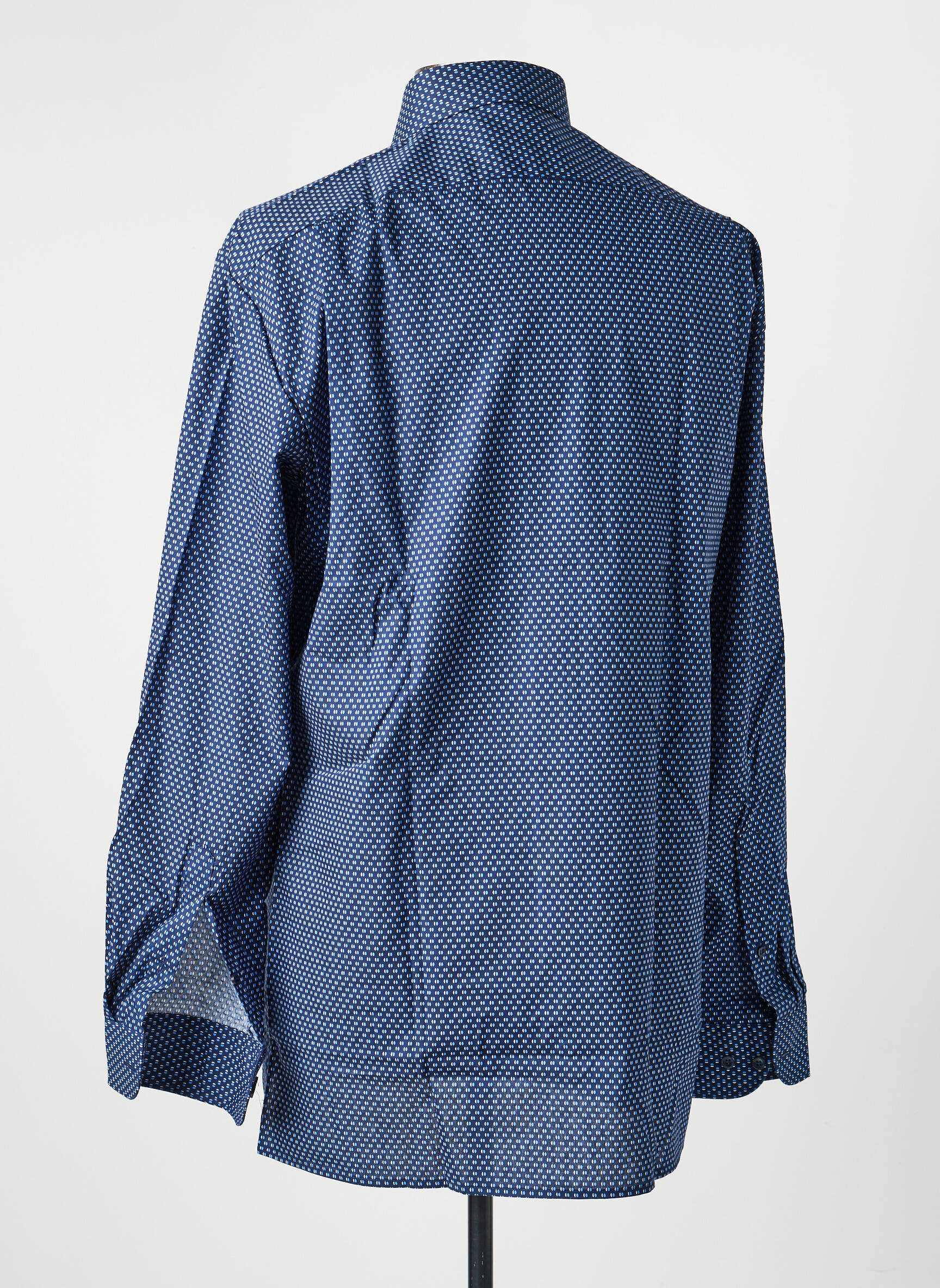 Chemise manches longues imprimé fantaisie bleu MARVELIS homme