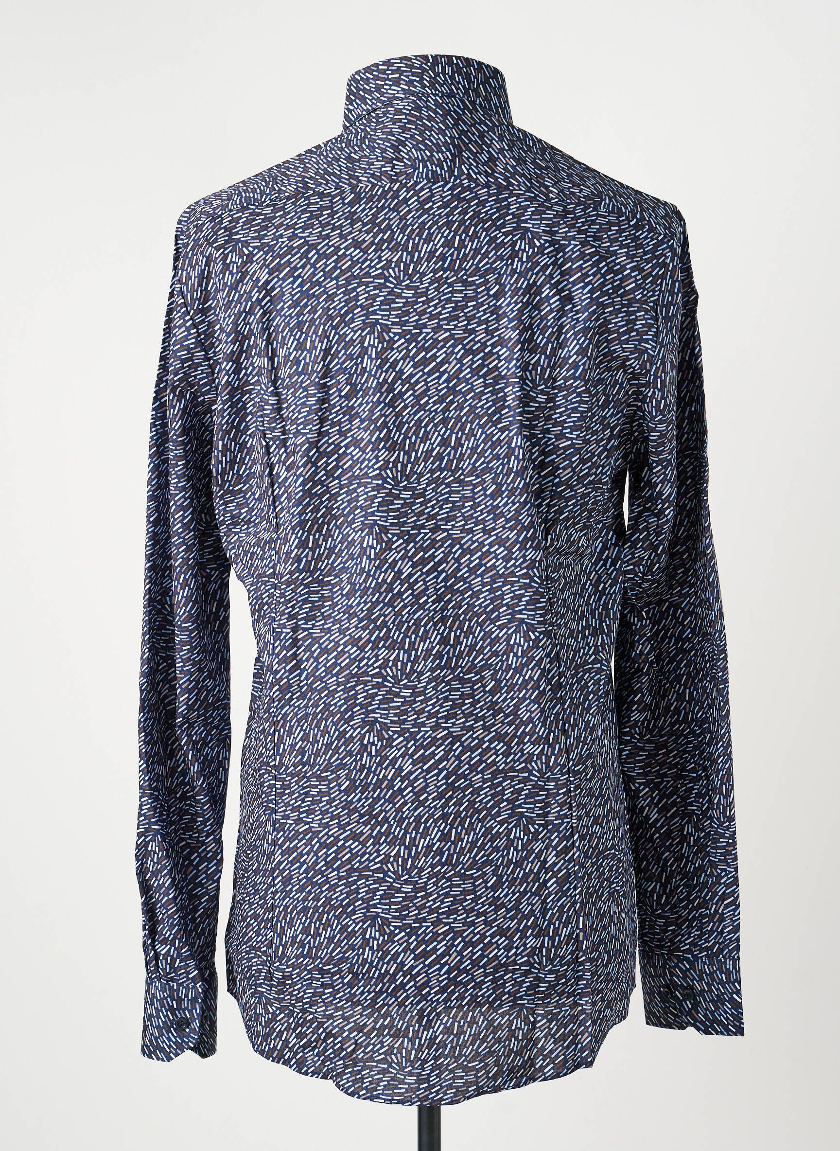 Chemise manches longues manches longues bleu MARVELIS homme