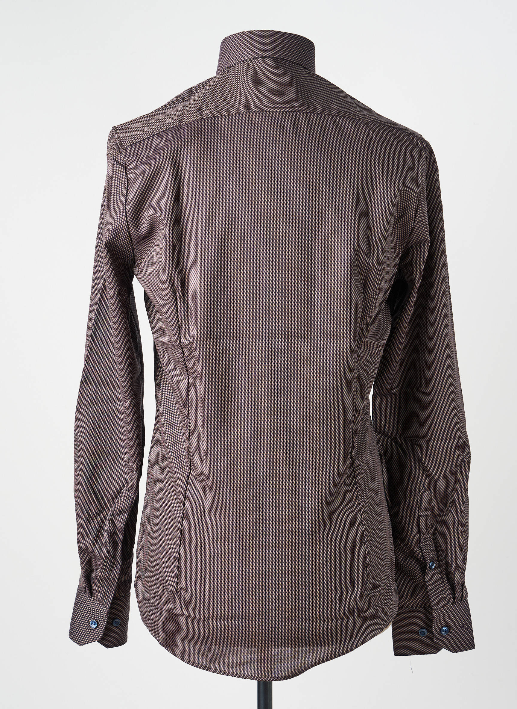 Chemise manches longues imprimé fantaisie noir MARVELIS homme