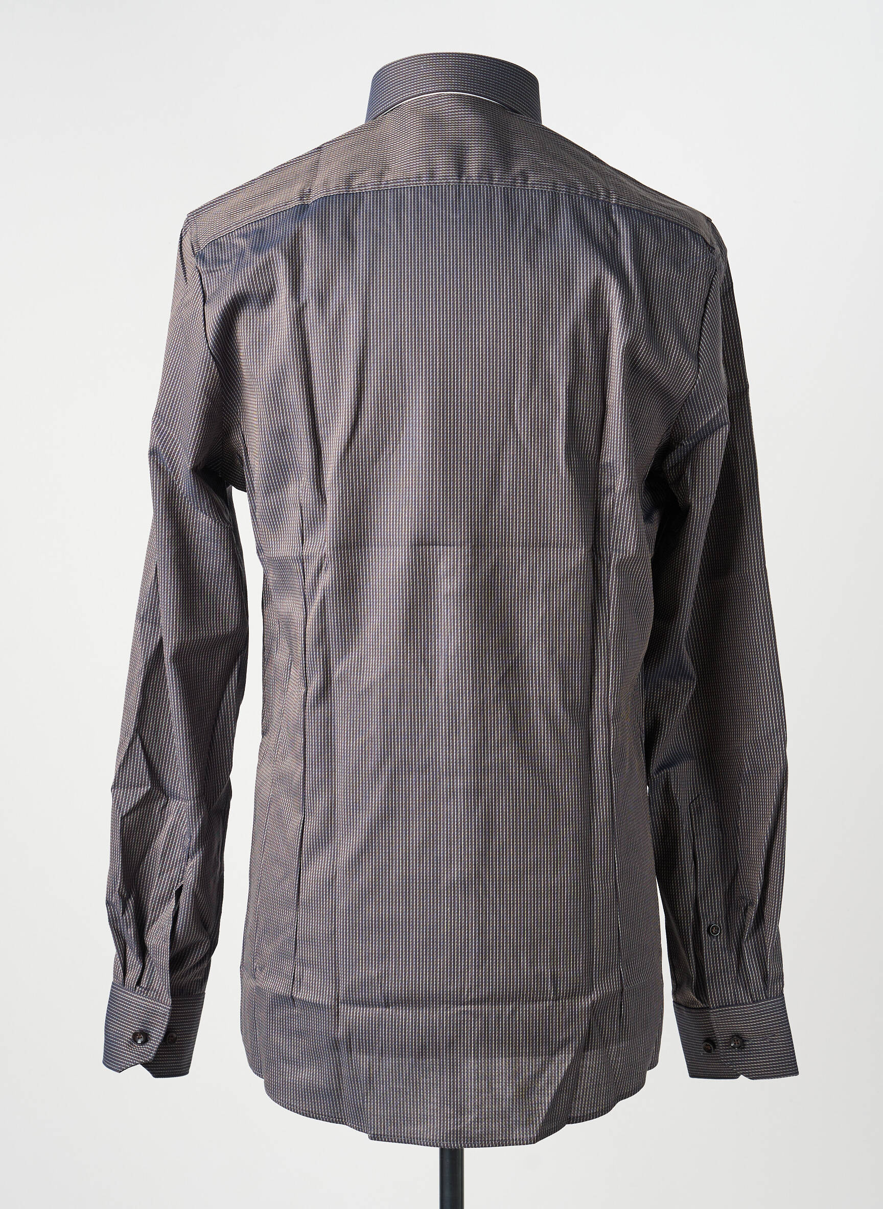 Chemise manches longues imprimé fantaisie gris MARVELIS homme