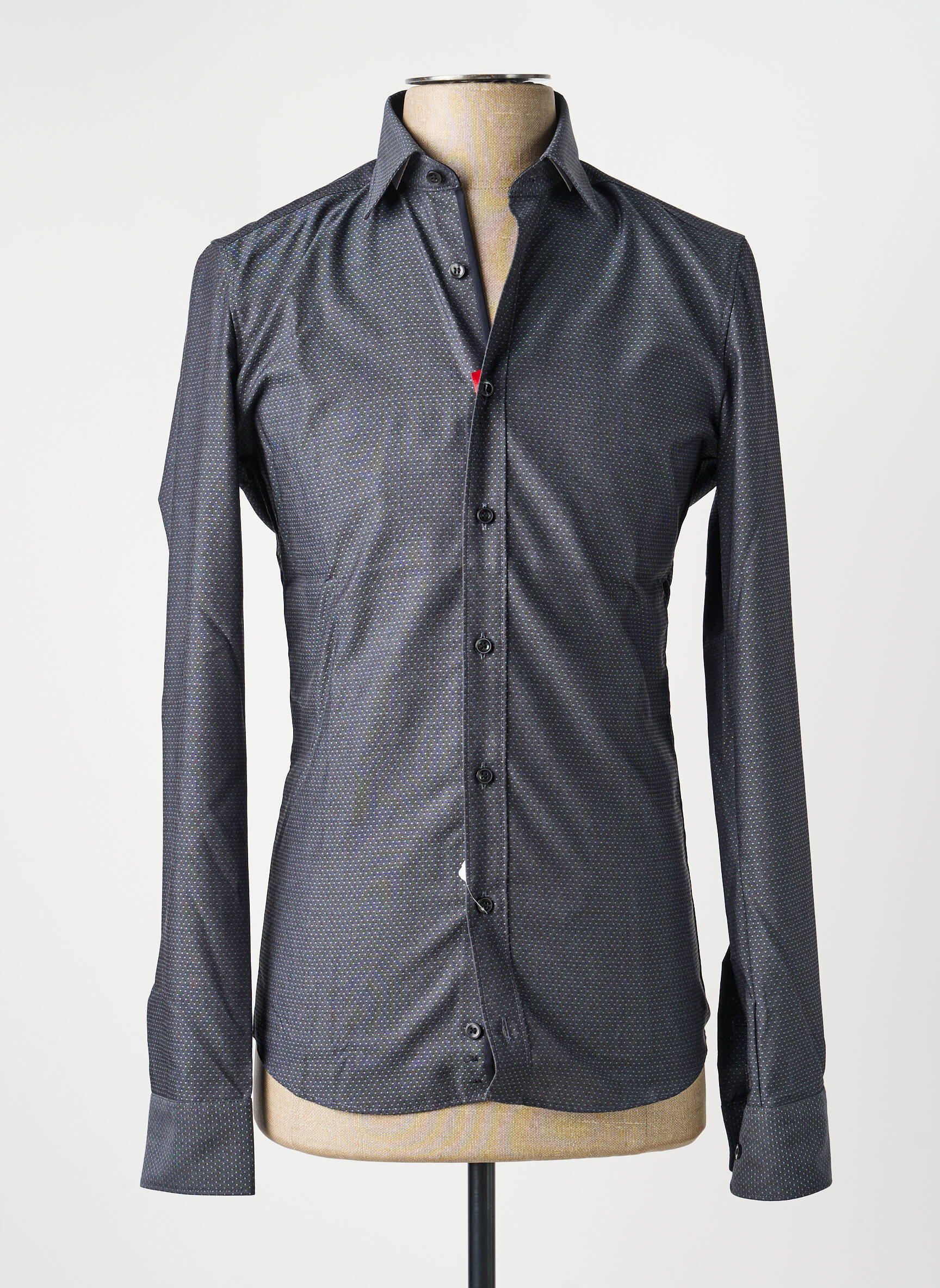 Chemise manches longues imprimé fantaisie gris MARVELIS homme