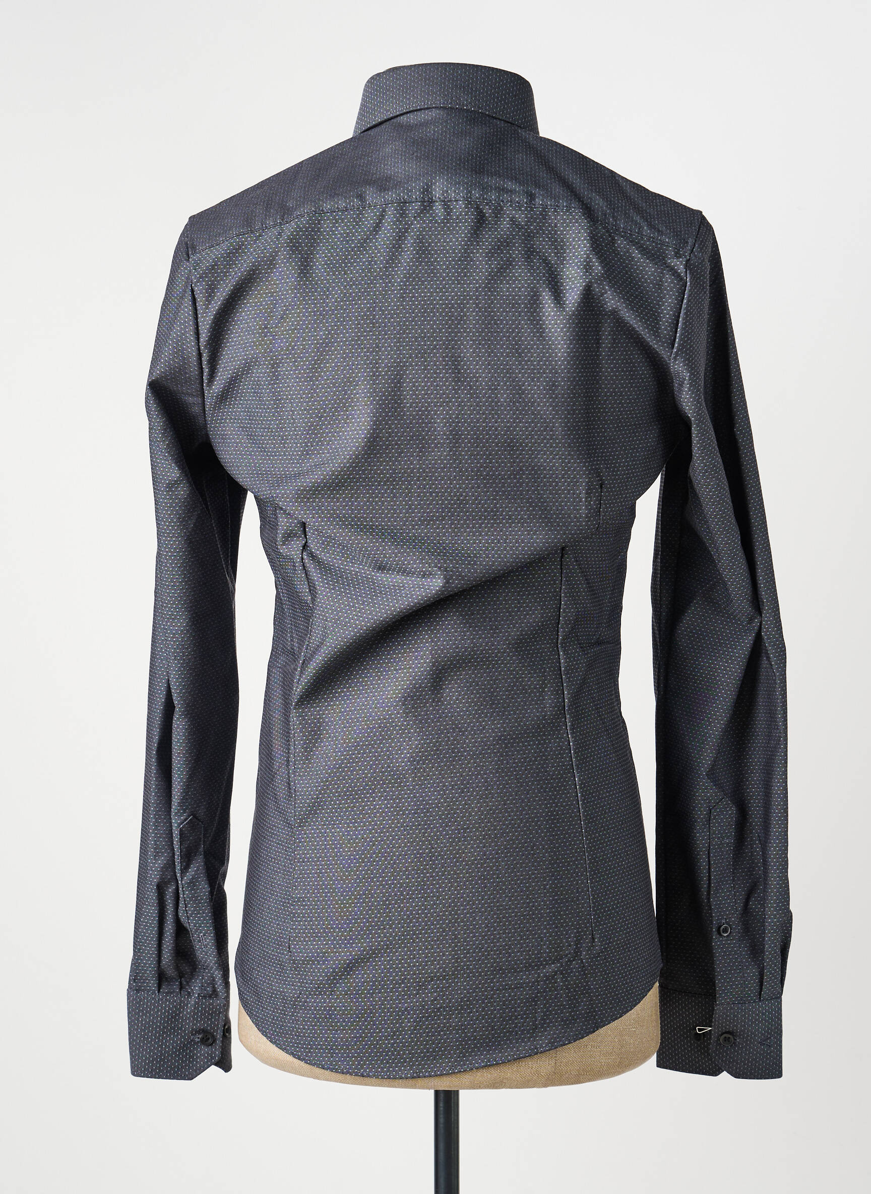 Chemise manches longues imprimé fantaisie gris MARVELIS homme
