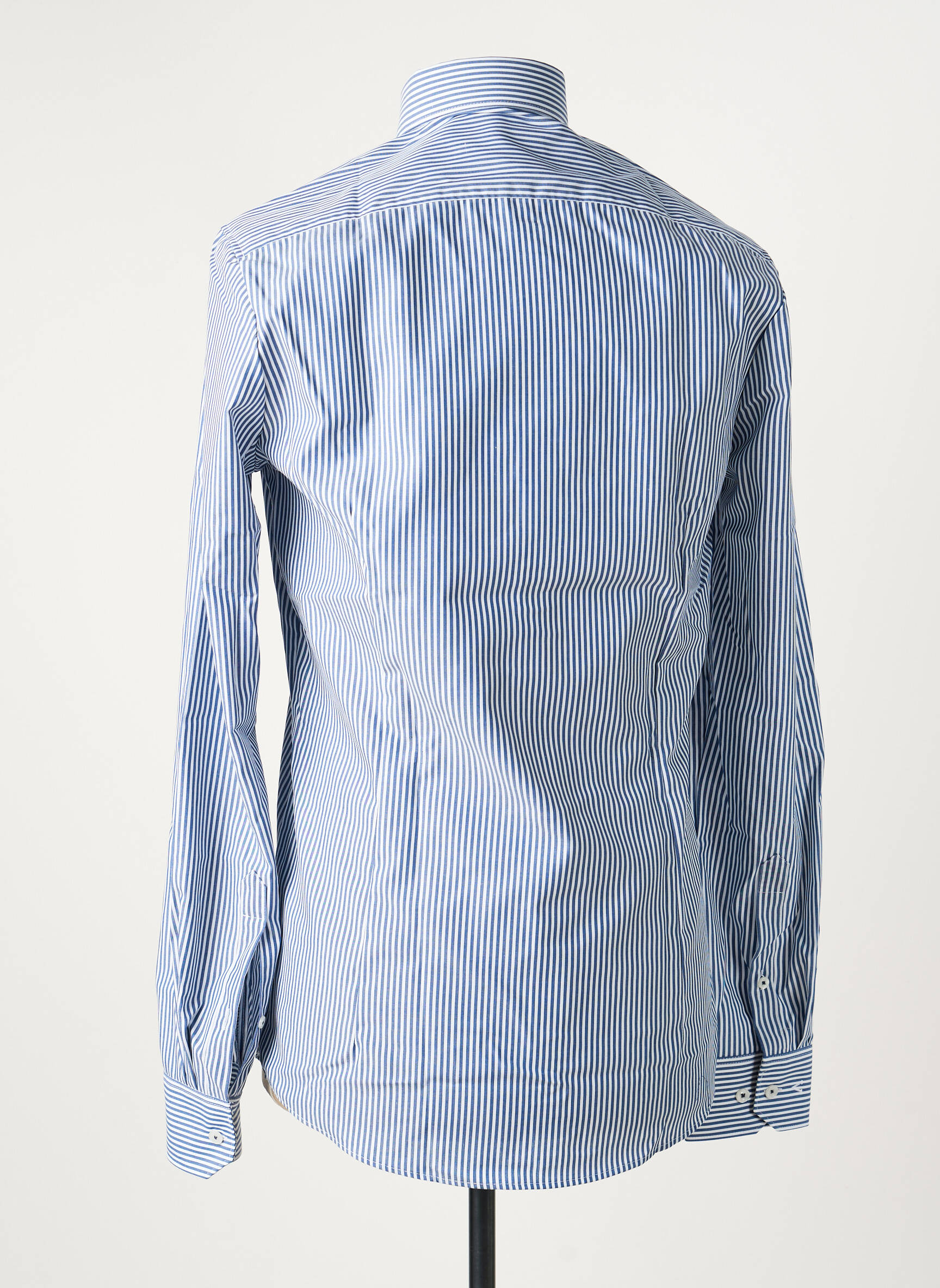 Chemise manches longues coupe cintrée bleu MARVELIS homme