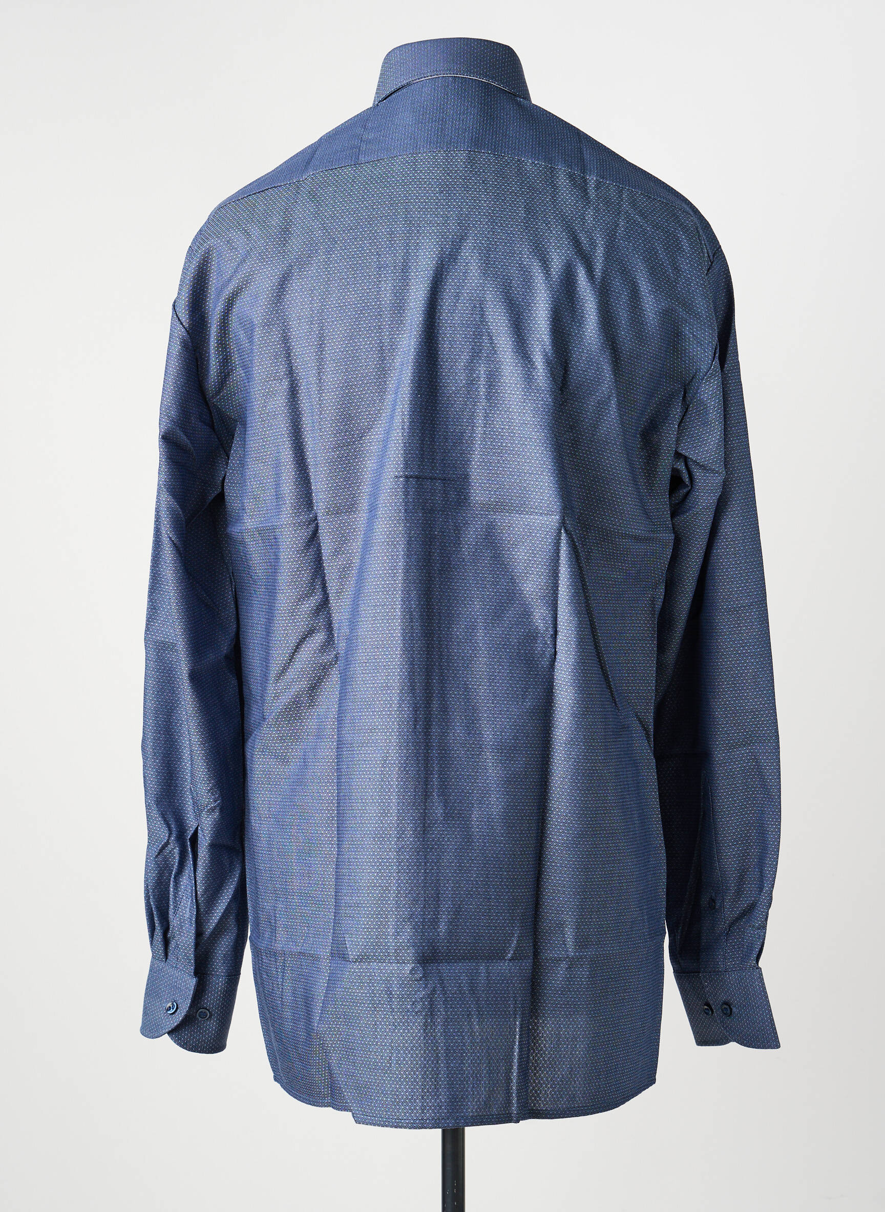 Chemise manches longues imprimé fantaisie bleu MARVELIS homme