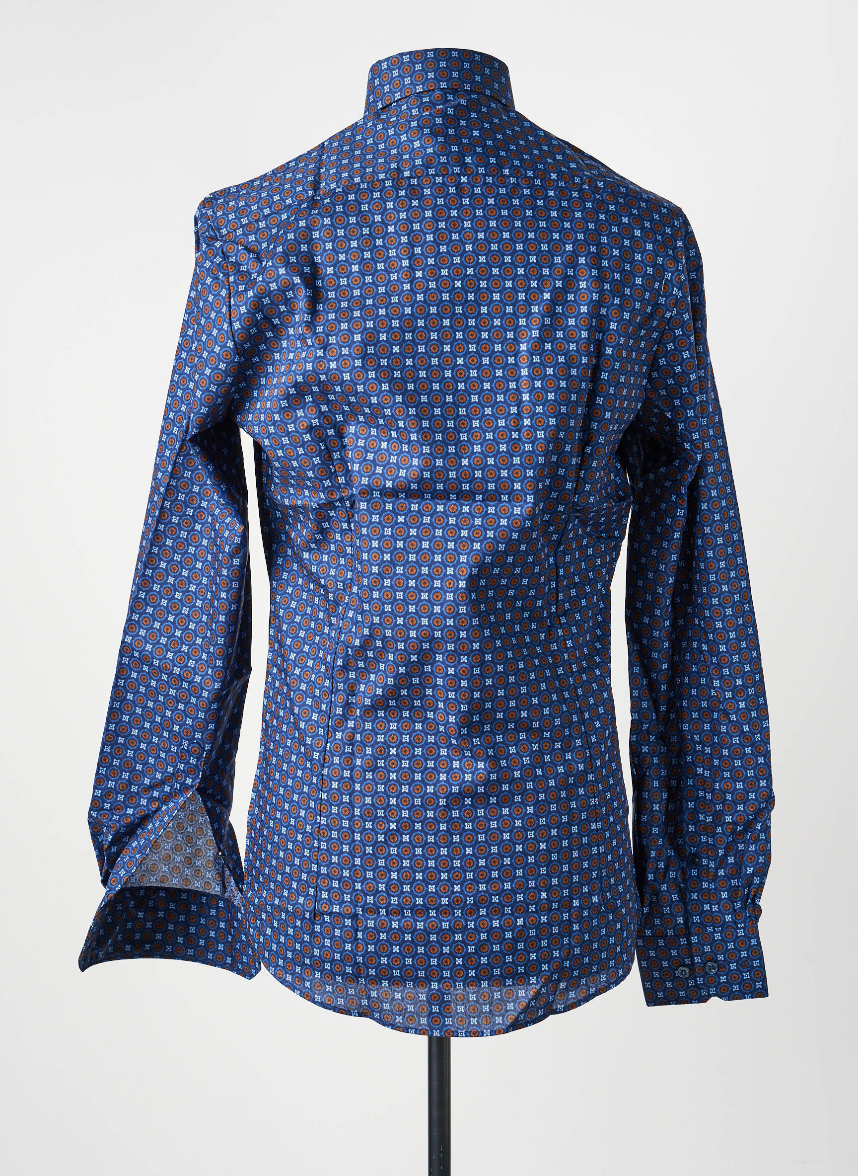 Chemise manches longues imprimé fantaisie bleu MARVELIS homme