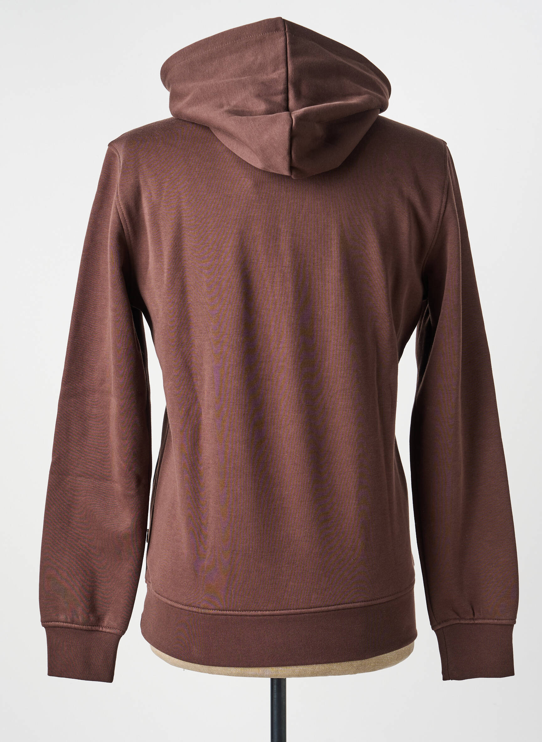 Sweat-shirt à capuche manches longues manches longues marron NO EXCESS homme