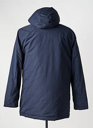 Doudoune manches longues a capuche bleu THOMAS GOODWIN homme
