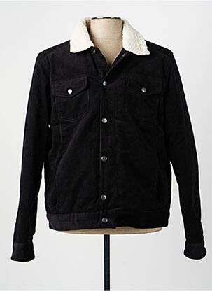 Veste casual finition intérieure fourrure synthétique noir PARTNER'S homme