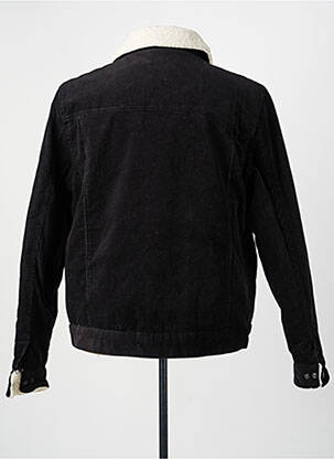 Veste casual finition intérieure fourrure synthétique noir PARTNER'S homme