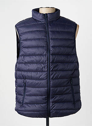 Doudoune poches sans capuche bleu fonce TIFFOSI homme