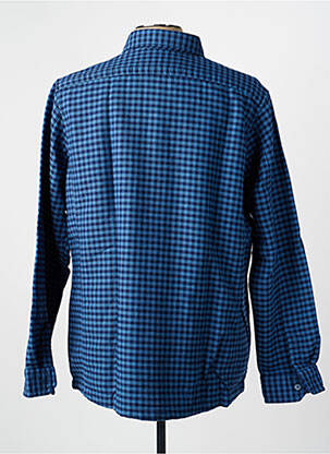Chemise manches longues poches bleu MARVELIS homme