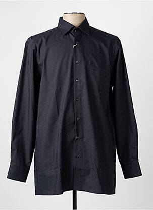 Chemise manches longues poches noir MARVELIS homme