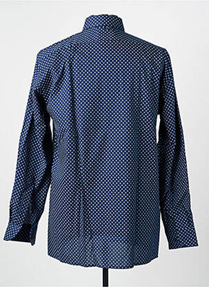 Chemise manches longues poches bleu MARVELIS homme