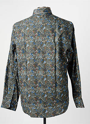 Chemise manches longues poches vert MARVELIS homme