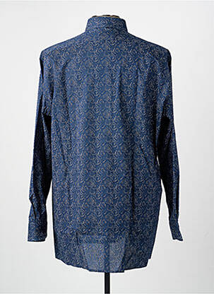 Chemise manches longues poches bleu MARVELIS homme