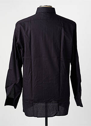 Chemise manches longues poches noir MARVELIS homme