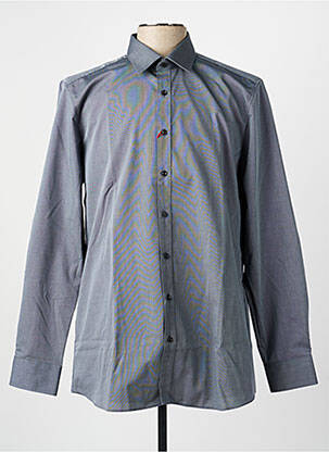 Chemise manches longues coupe cintrée gris MARVELIS homme
