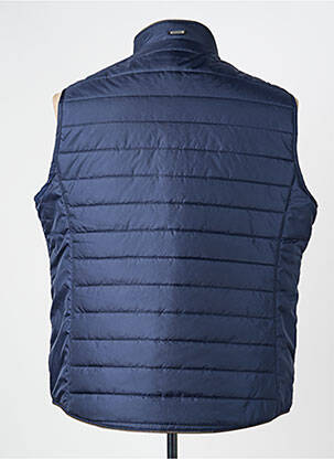 Doudoune poches sans capuche bleu STYL PARK homme