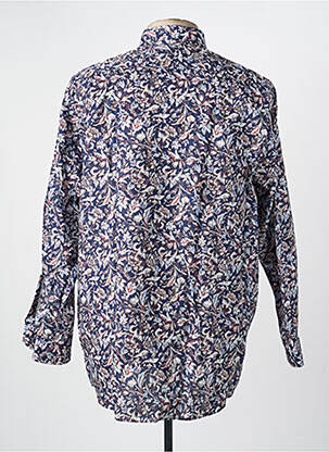 Chemise manches longues coupe droite bleu MARVELIS homme