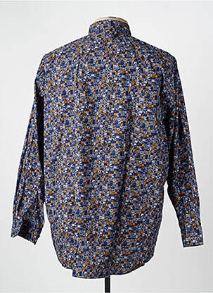 Chemise manches longues imprimé fantaisie bleu MARVELIS homme