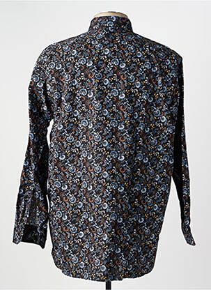 Chemise manches longues coupe droite noir MARVELIS homme