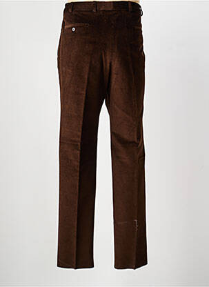 Pantalon chino stretch taille normale marron COSSERAT homme