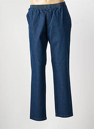 Pantalon chino stretch taille normale bleu LCDN homme
