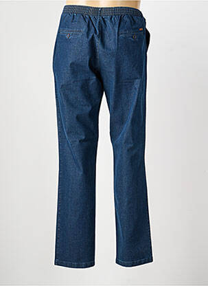 Pantalon chino stretch taille normale bleu LCDN homme