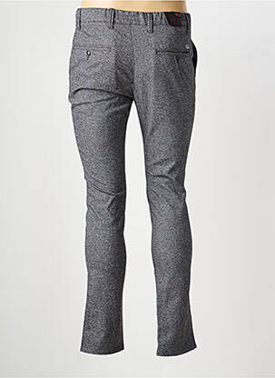 Pantalon chino tissage chiné taille normale gris LCDN homme