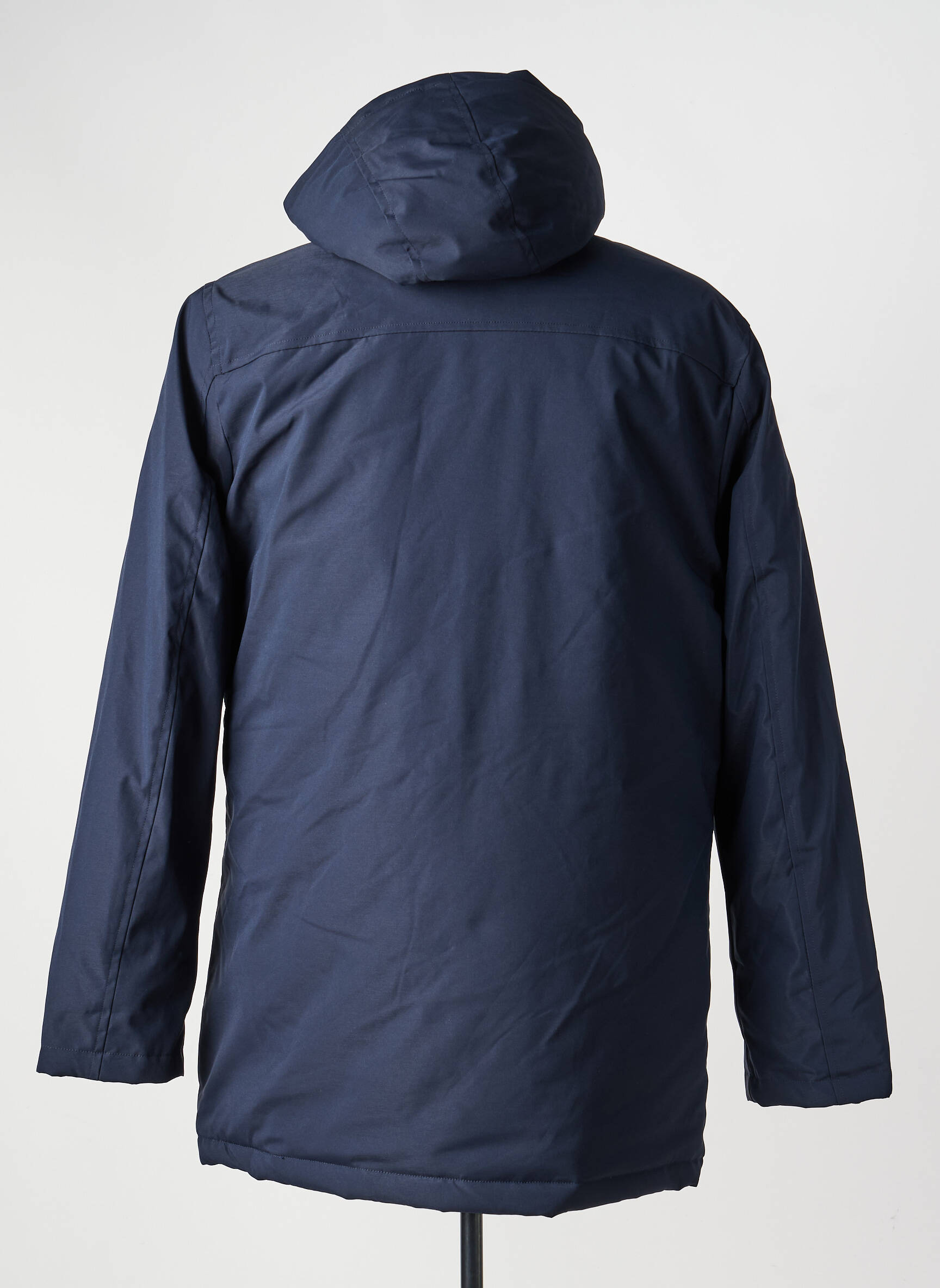 Doudoune manches longues a capuche bleu THOMAS GOODWIN homme