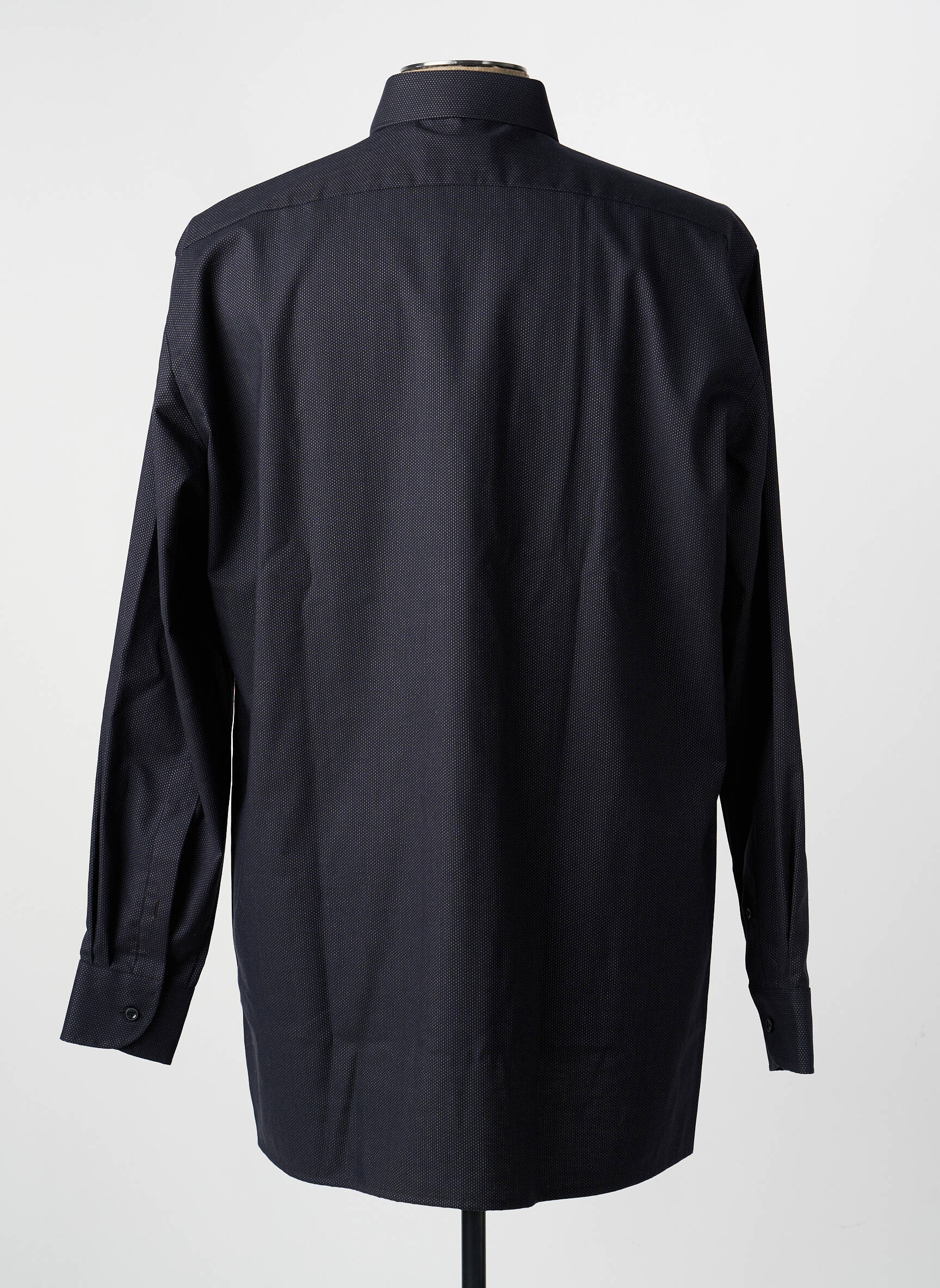 Chemise manches longues poches noir MARVELIS homme