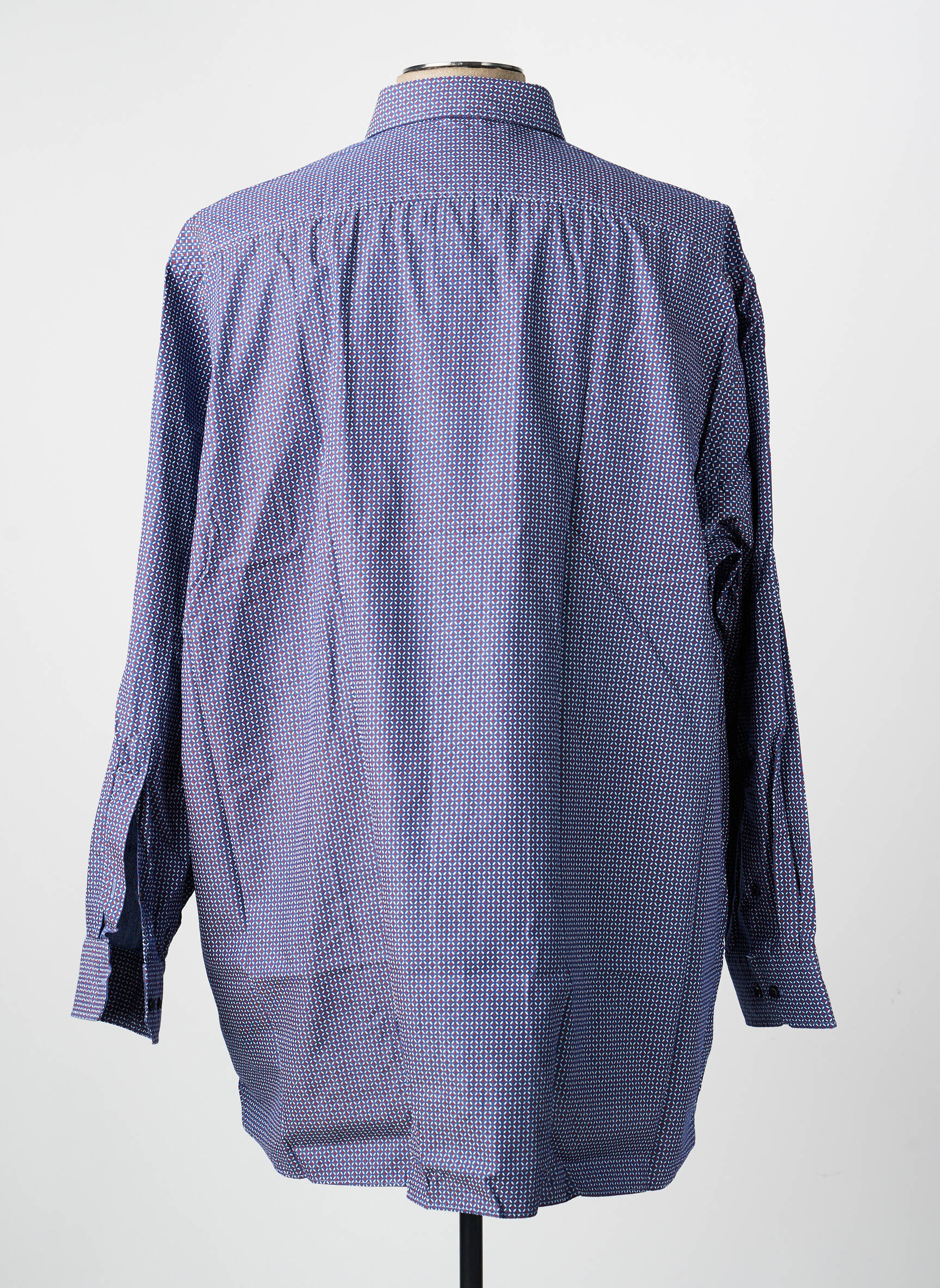 Chemise manches longues poches bleu MARVELIS homme