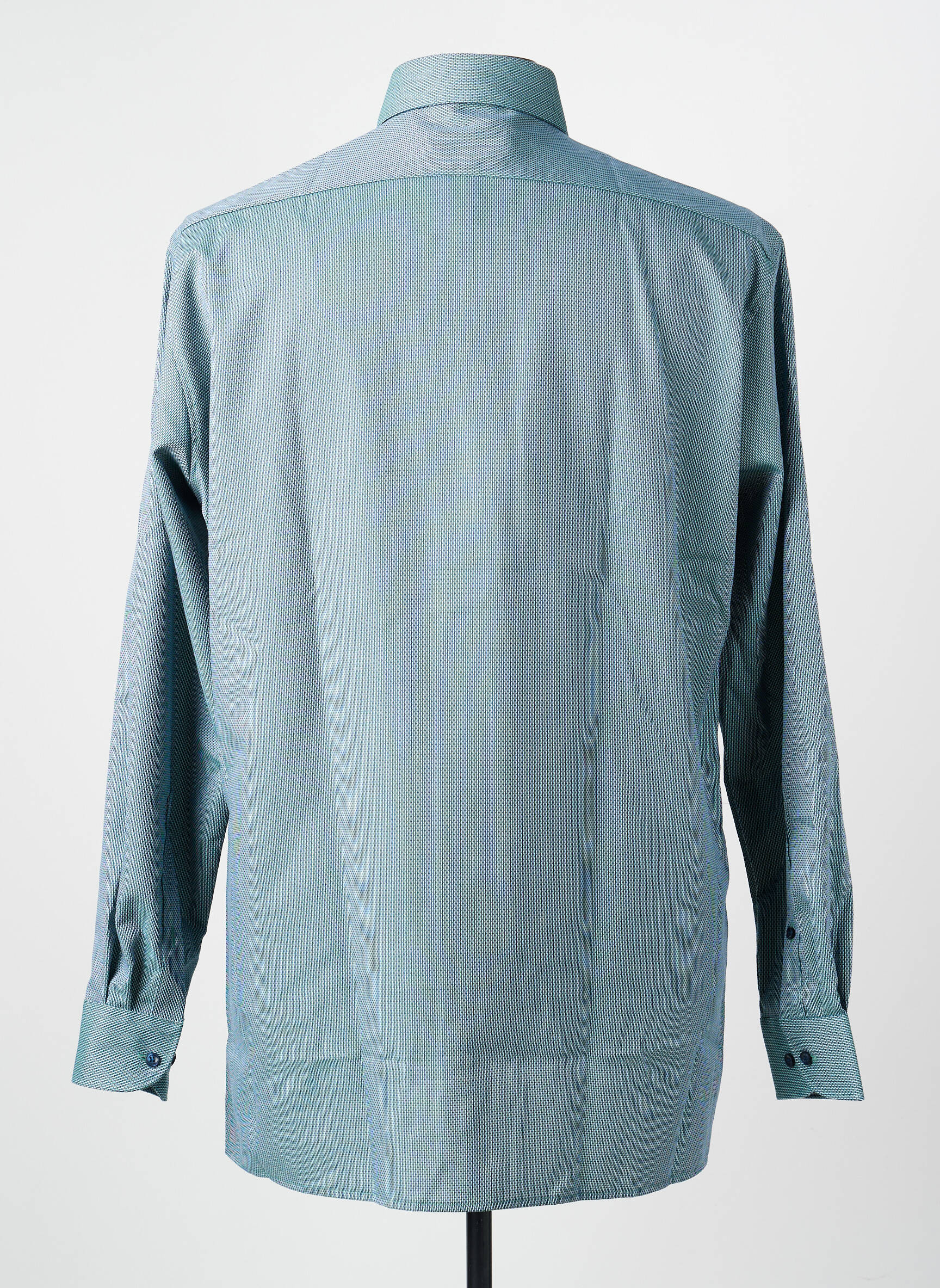 Chemise manches longues poches vert MARVELIS homme