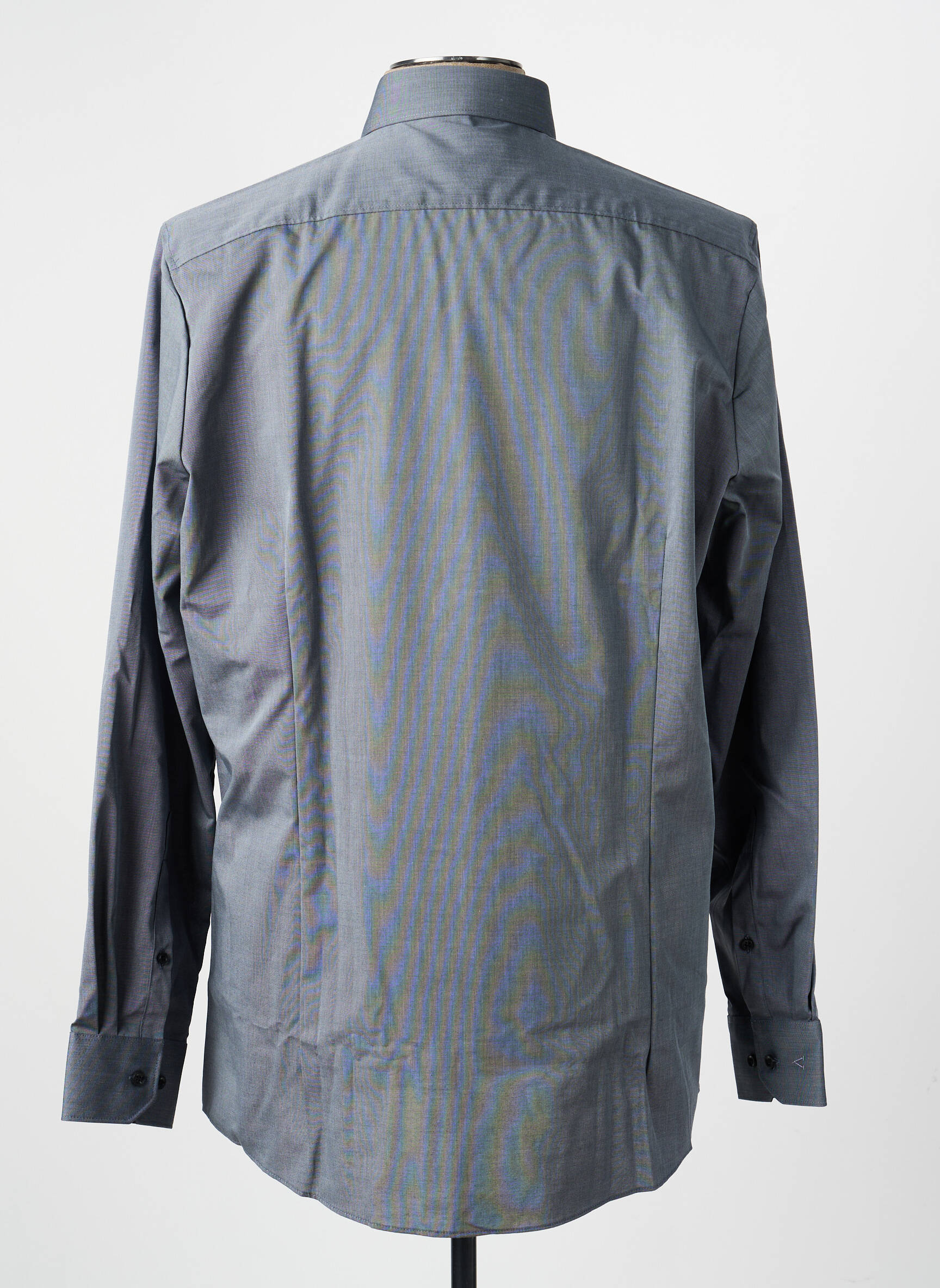 Chemise manches longues coupe cintrée gris MARVELIS homme