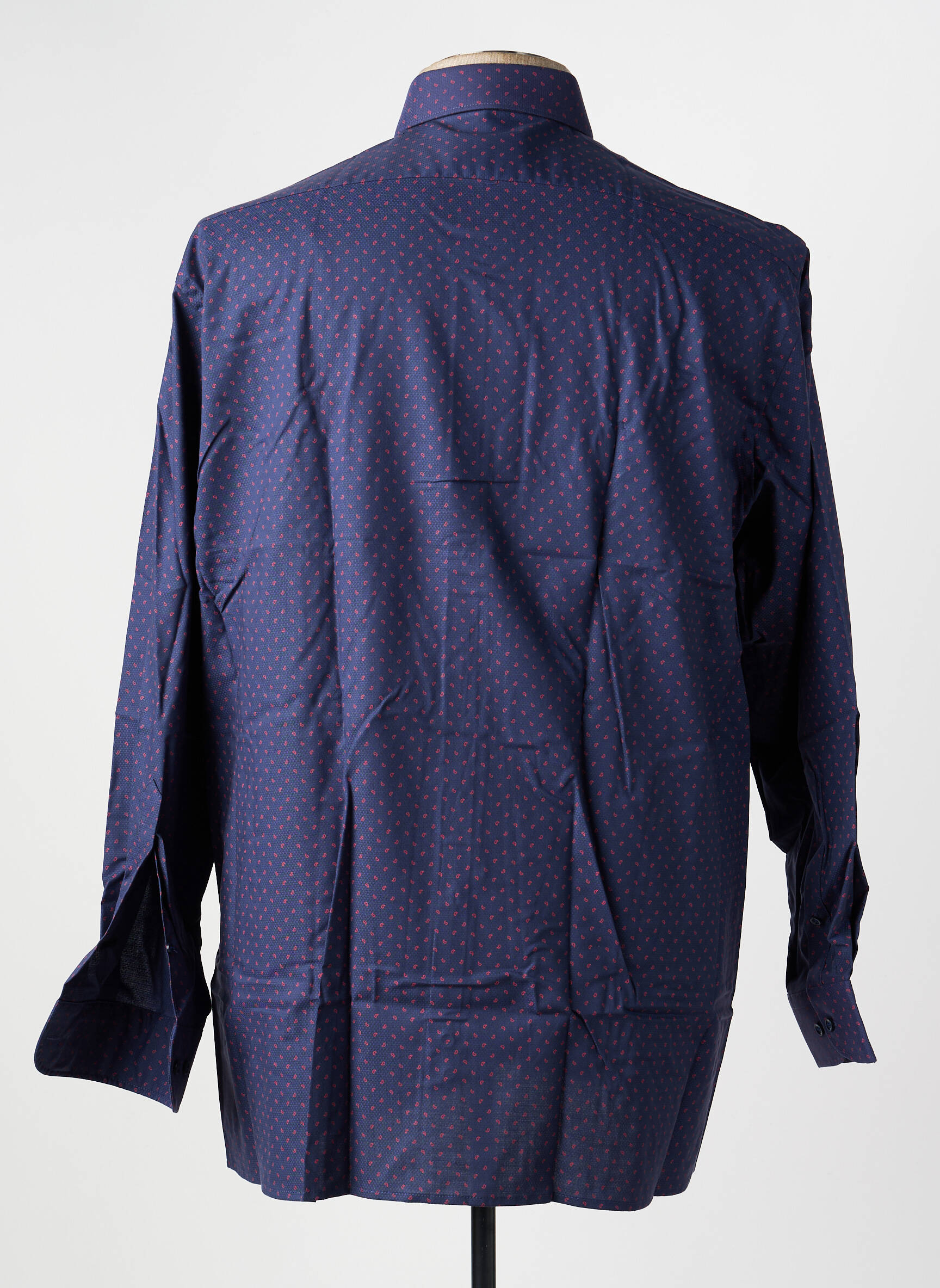 Chemise manches longues poches bleu MARVELIS homme