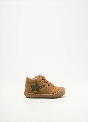 Bottillons nubuck bout rond marron NATURINO fille