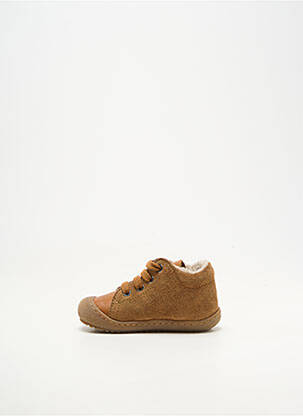 Bottillons nubuck bout rond marron NATURINO fille
