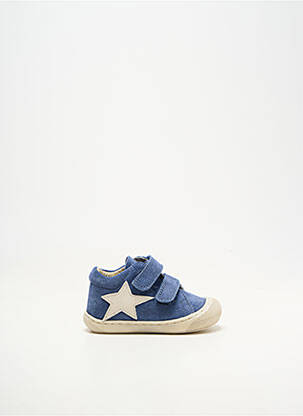 Bottillons nubuck bout rond bleu NATURINO garçon