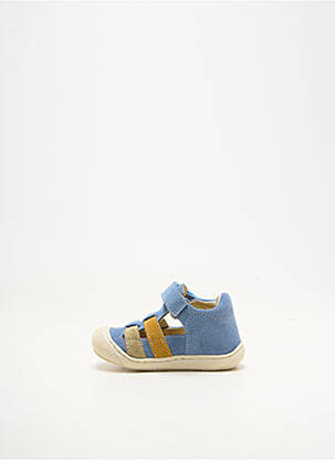Bottillons nubuck bout rond bleu NATURINO garçon
