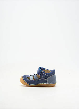 Bottillons type de semelle anatomique bout rond bleu KICKERS garçon