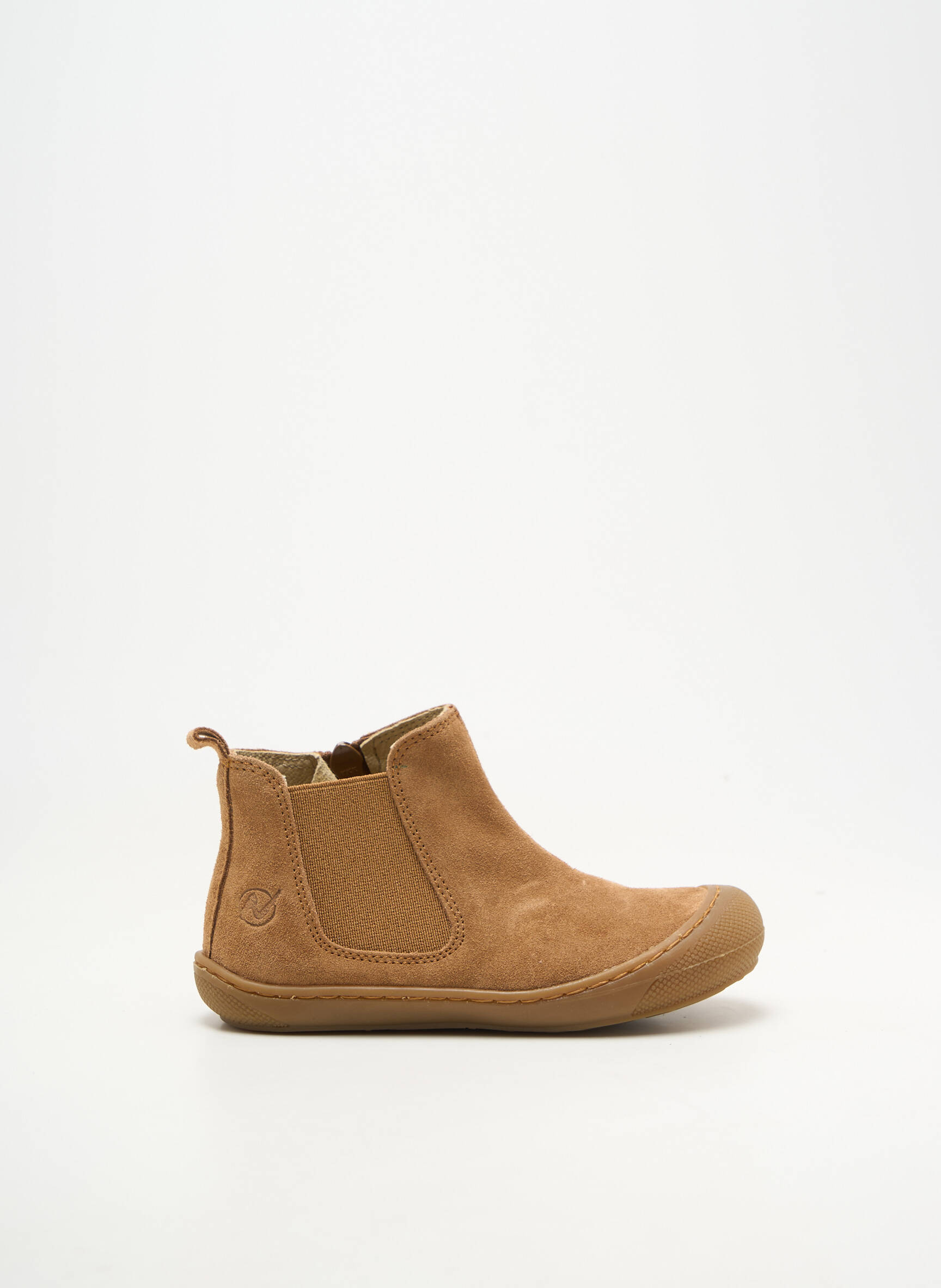 Bottillons nubuck bout rond marron NATURINO garçon
